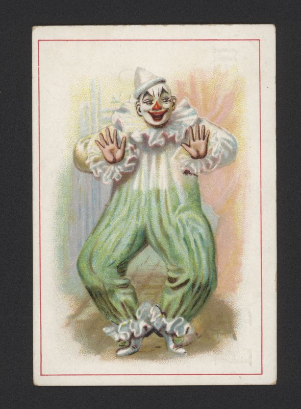 小丑 (chromolitho) 作者 德国学校