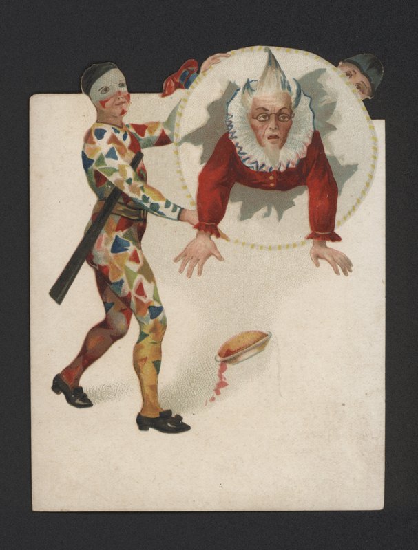 小丑 (chromolitho) 作者 德国学校