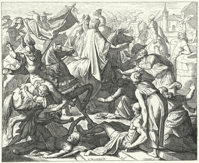 Coronation procession of the Holy Roman Emperor Conrad II 作者 德国学校