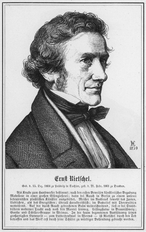 Ernst Rietschel (雕刻) 作者 德国学校