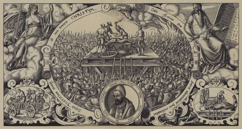1573年1月28日，柏林勃兰登堡铸币局局长Lippold ben Chluchim的死刑 作者 德国学校