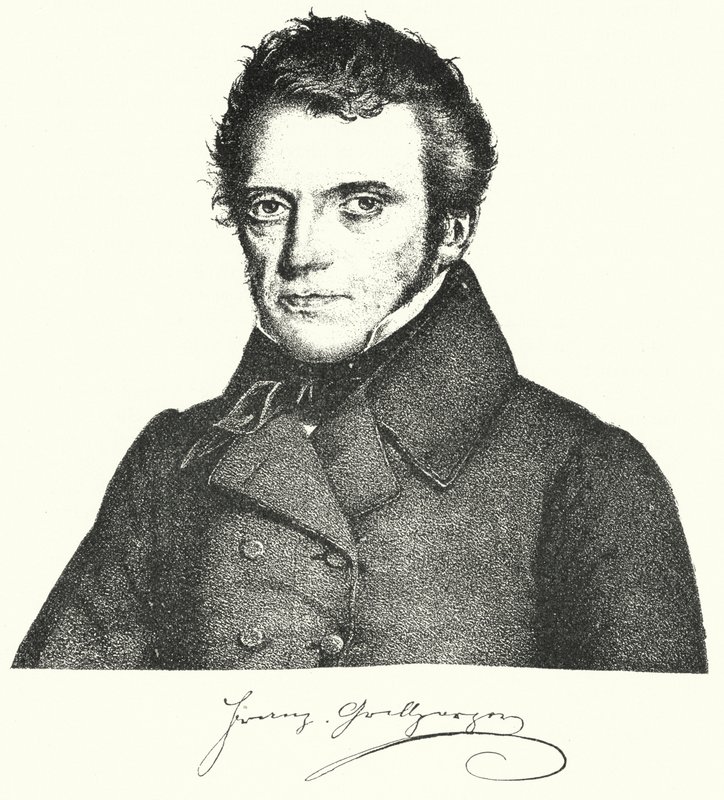 Franz Grillparzer，奥地利剧作家和诗人（版画） 作者 德国学校