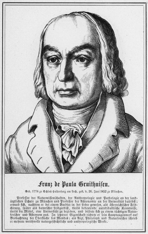 Franz de Paula Gruithuisen（雕刻）。 作者 德国学校