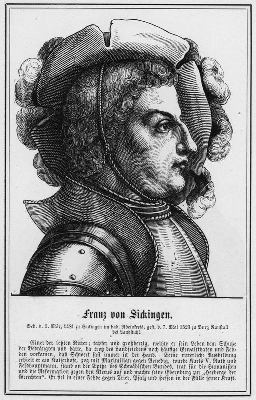Franz von Sickingen (engraving) 作者 德国学校