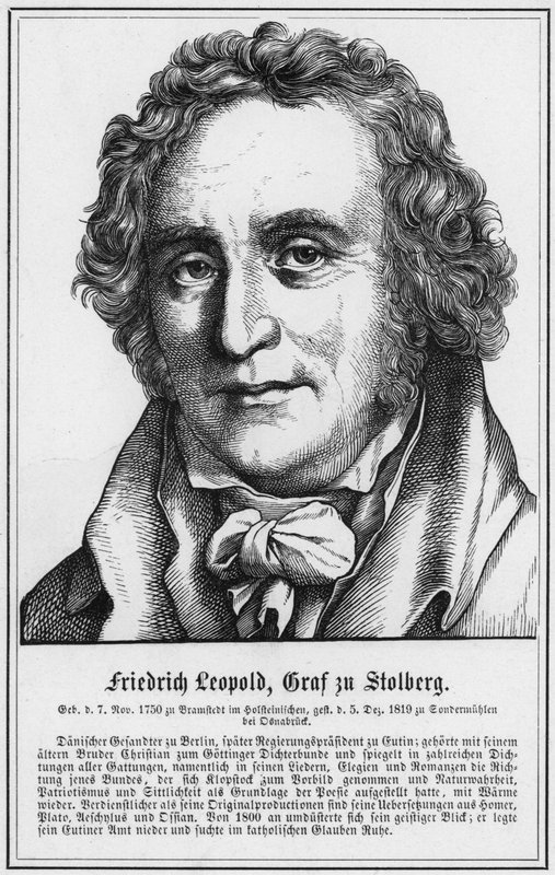 Friedrich Leopold, Graf zu Stolberg (engraving) 作者 德国学校