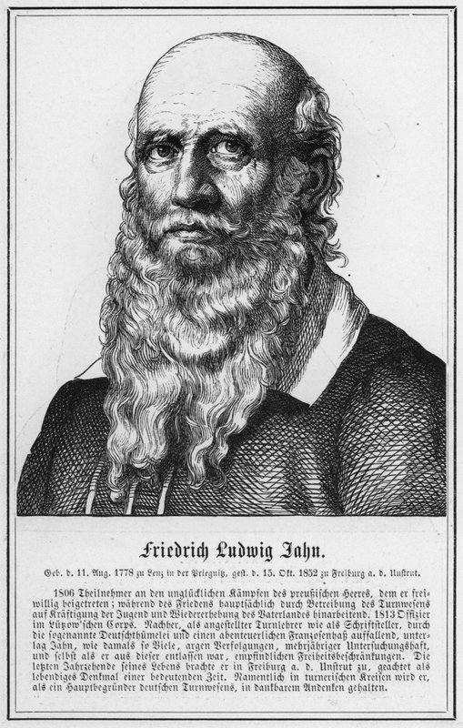 Friedrich Ludwig Jahn (engraving) 作者 德国学校