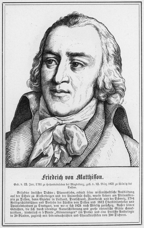 Friedrich von Matthisson (engraving) 作者 德国学校