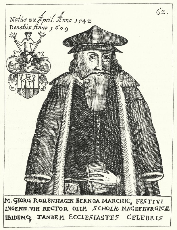 Georg Rollehagen，德国剧作家（版画） 作者 德国学校