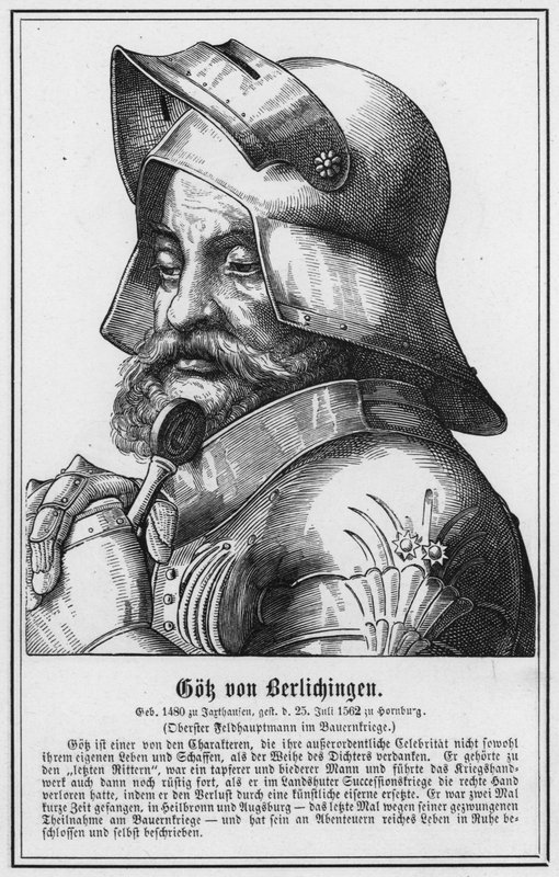 Gok von Berlichingen（雕刻） 作者 德国学校