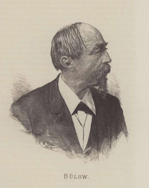 Hans von Bulow，德国指挥，钢琴家和作曲家 作者 德国学校