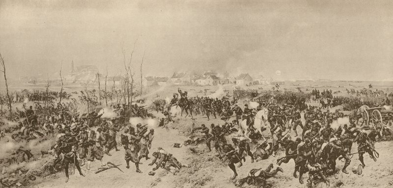 1870年12月，法国 - 普鲁士战争中的卢瓦尼汉萨军队 作者 德国学校