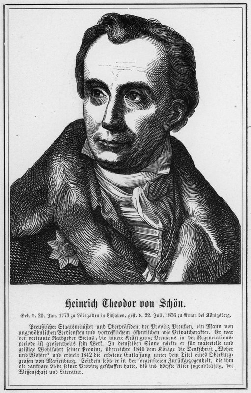 Heinrich Theodor von Schon (雕刻) 作者 德国学校