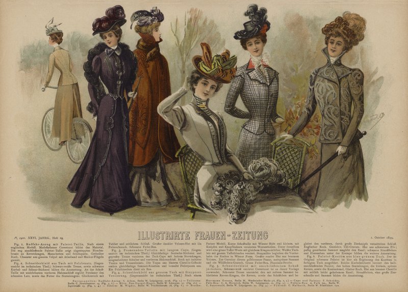 Illustrirte Frauen-Zeitung 插图（彩色石版画） 作者 德国学校