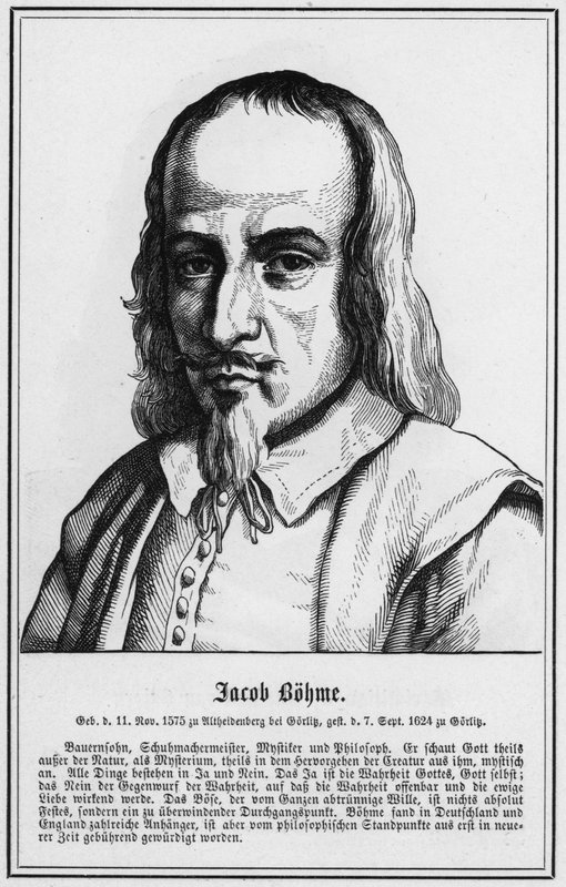 Jacob Bohme (雕刻) 作者 德国学校