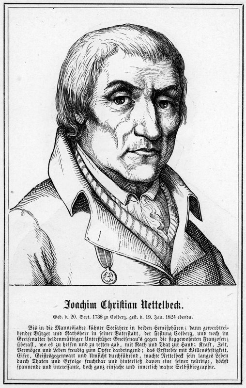 Joachim Christian Nettelbeck (engraving) 作者 德国学校