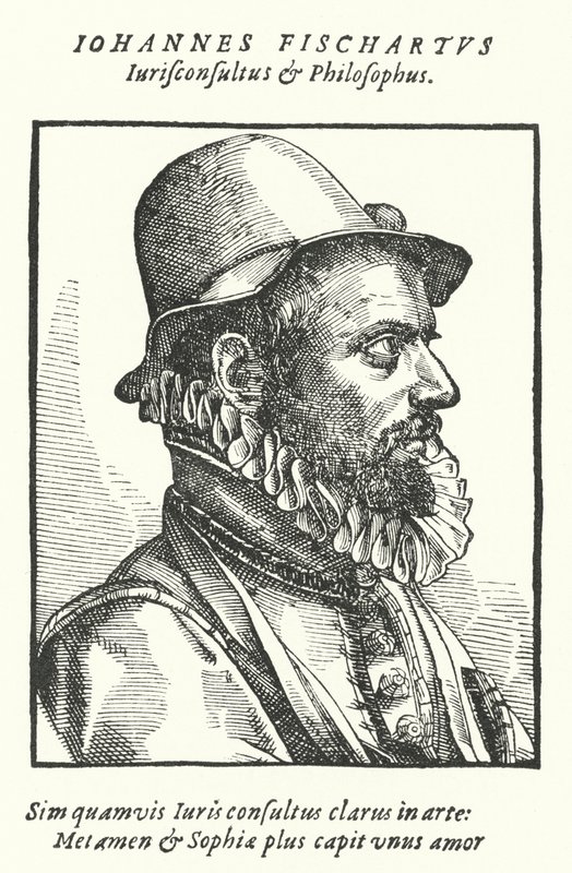 Johann Fischart，德国讽刺作家和公关人员（版画） 作者 德国学校