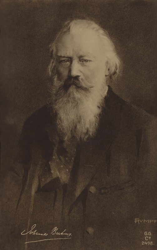 约翰内斯·勃拉姆斯，德国作曲家和钢琴家（1833-1897） 作者 德国学校