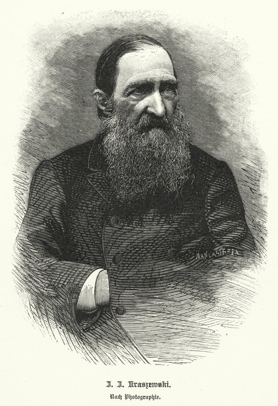 Jozef Ignacy Kraszewski，波兰历史学家和小说家（石版画） 作者 德国学校