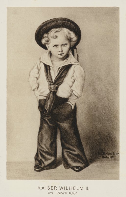 Kaiser Wilhelm II of Germany as a young child 作者 德国学校