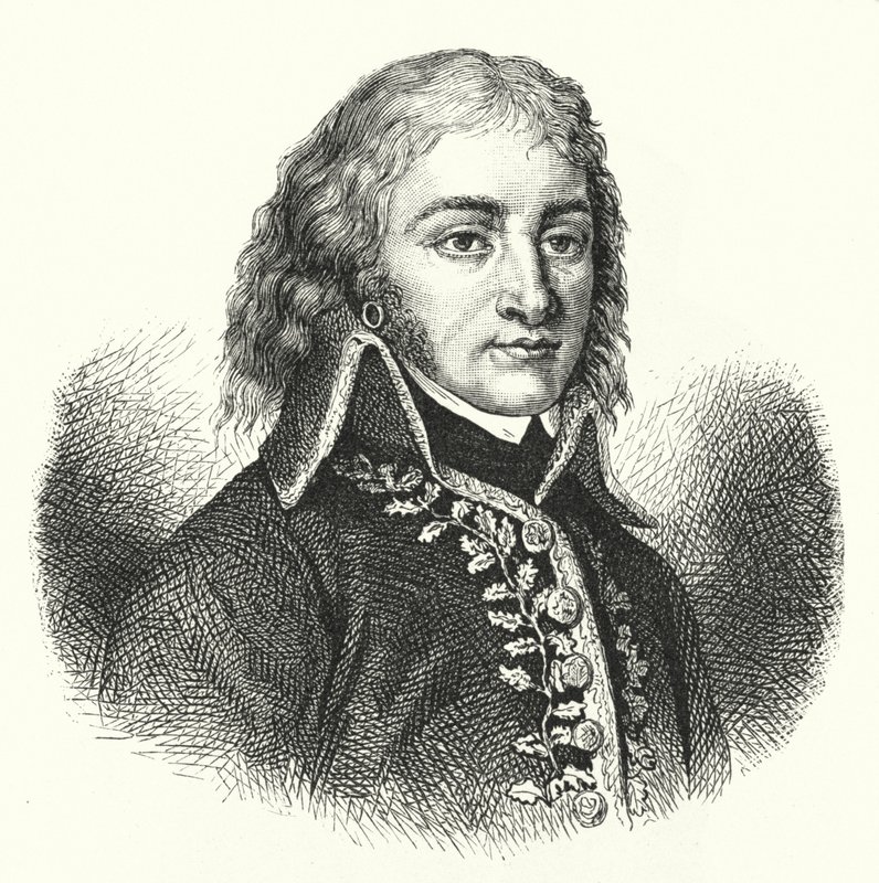 Lazare Hoche，革命军中的法国将军（版画） 作者 德国学校