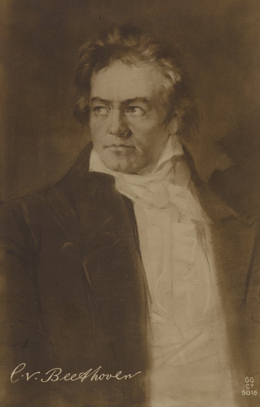 德国作曲家和钢琴家Ludwig van Beethoven（1770-1827） 作者 德国学校