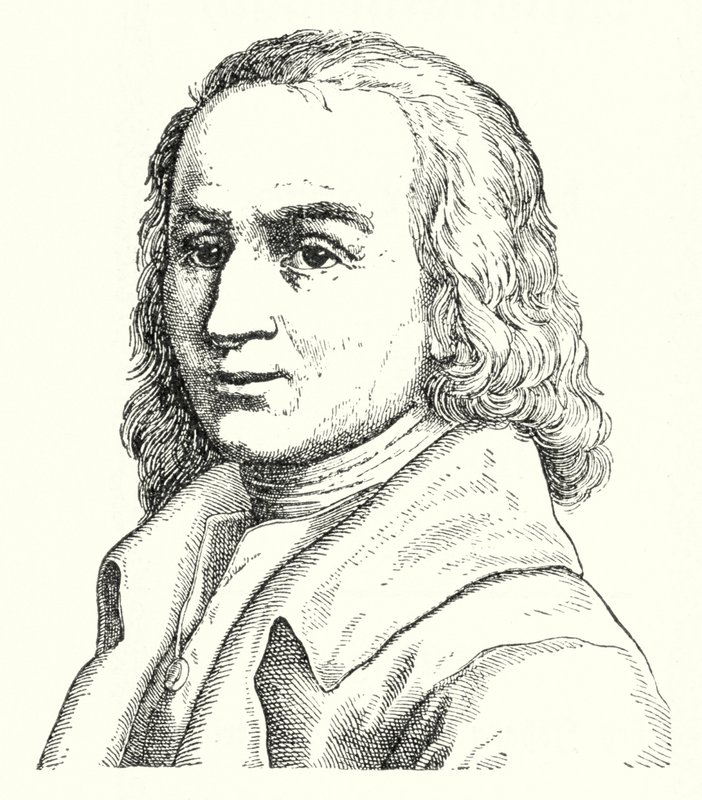 Matthias Claudius，德国诗人和记者（版画） 作者 德国学校