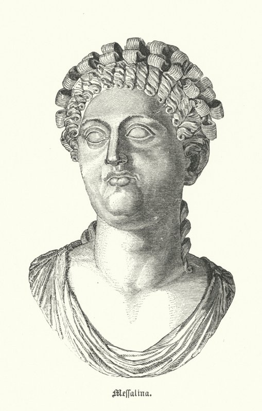 Messalina，罗马皇帝克劳狄斯的第三任妻子（雕刻） 作者 德国学校