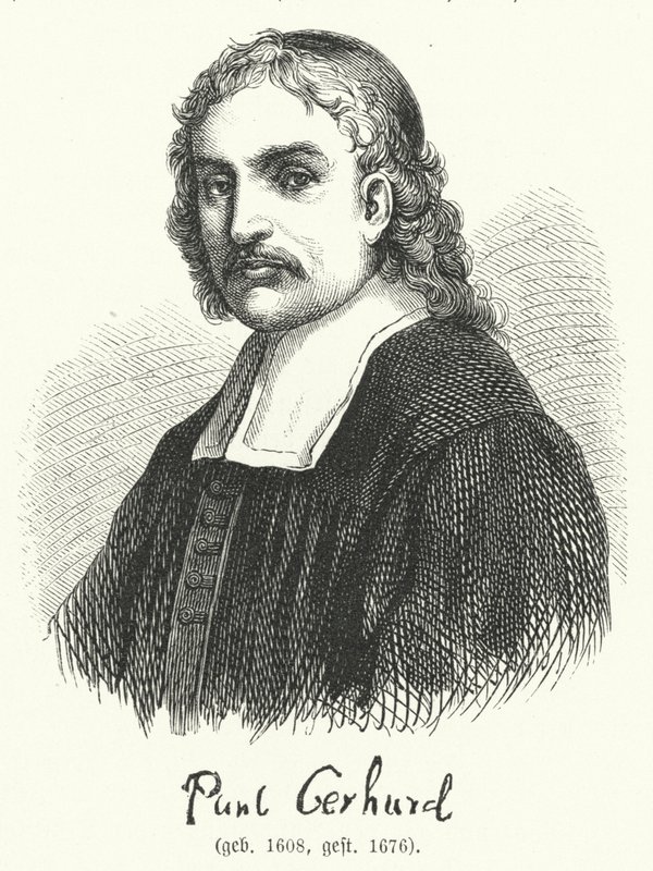 Paul Gerhardt, German Lutheran theologian and hymnodist (engraving) 作者 德国学校
