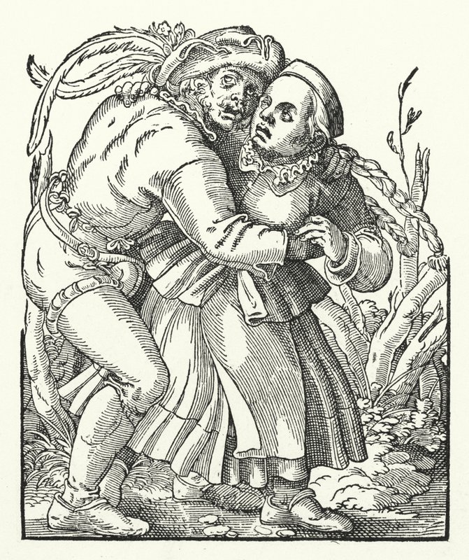 农民跳舞（雕版画 作者 德国学校
