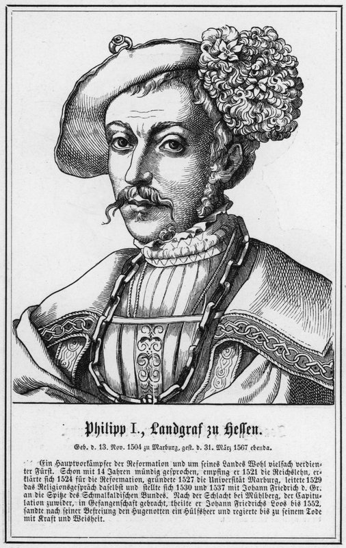 Philipp I, Landgraf zu Hessen (engraving) 作者 德国学校