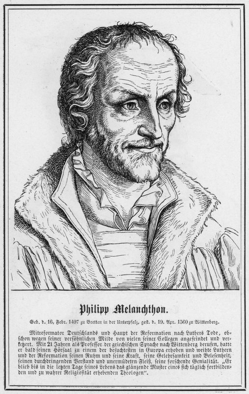 Philipp Melanchthon (雕刻) 作者 德国学校