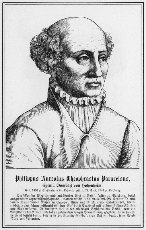 Auriolus Philip Theophrastus Paracelsus （雕刻） 作者 德国学校