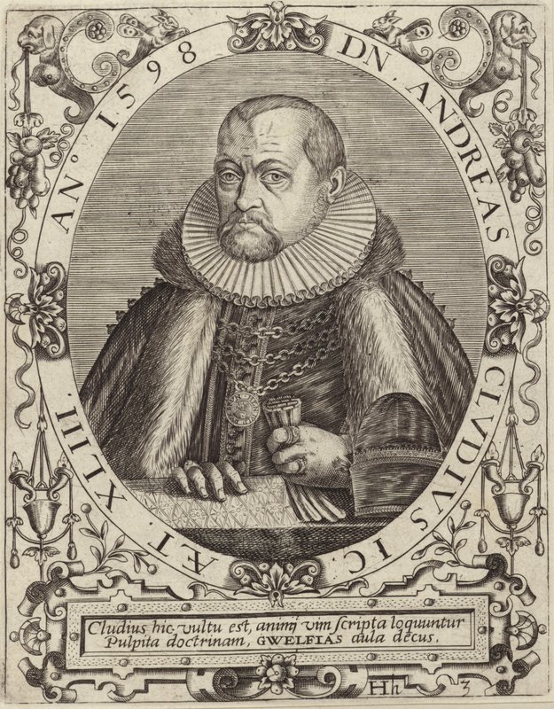 Andreas Cludius的肖像 作者 德国学校
