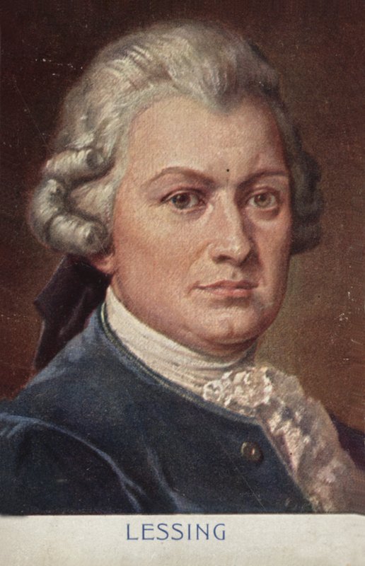 Gotthold Ephraim Lessing画象 作者 德国学校