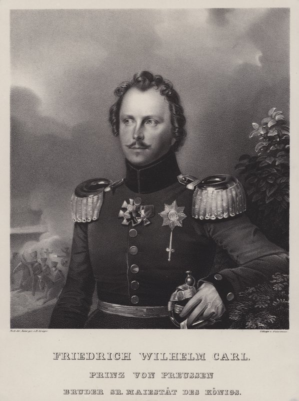 普鲁士威廉王子（1783-1851），国王腓特烈-威廉三世的弟弟（石膏版 作者 德国学校