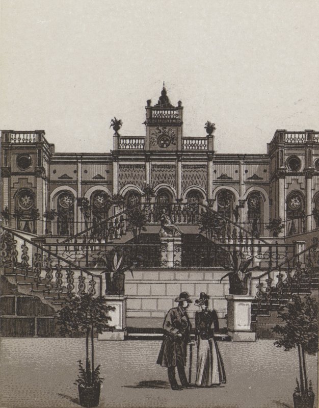 Sans Souci (litho) 作者 德国学校