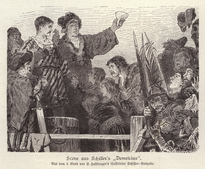 Scene from Friedrich Schiller