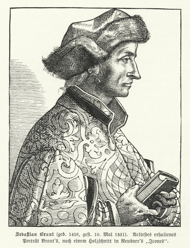 Sebastian Brant, German Renaissance humanist and satirist (engraving) 作者 德国学校