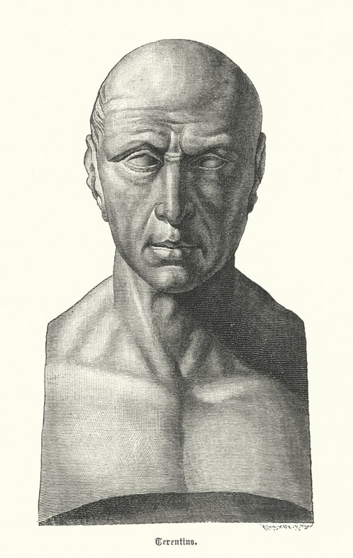 特伦斯，罗马剧作家（版画） 作者 德国学校