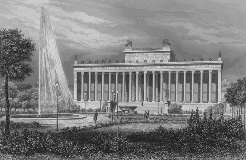 The Museum, Berlin (steel engraving) 作者 德国学校