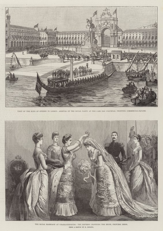 The Royal Wedding at Charlottenburg (engraving) 作者 德国学校