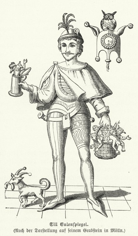致 Eulenspiegel (雕刻) 作者 德国学校