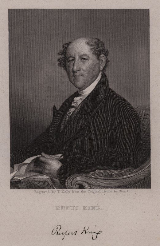 鲁弗斯·金，美国律师，政治家和外交官 作者 吉尔伯特·斯图尔特（Gilbert Stuart）