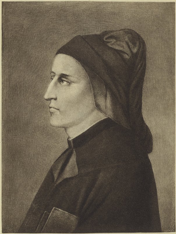 Dante Alighieri（照相凹版） 作者 乔托迪邦多内