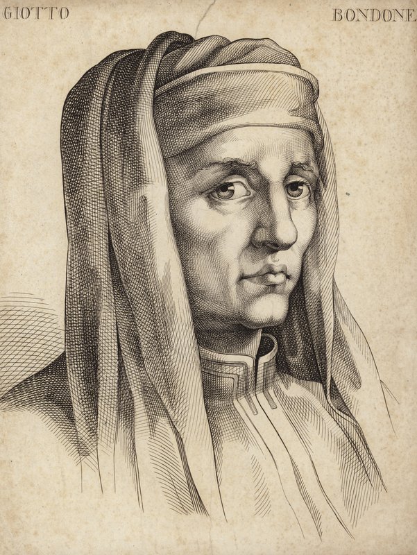Giotto di Bondone，意大利画家和建筑师 作者 乔托迪邦多内