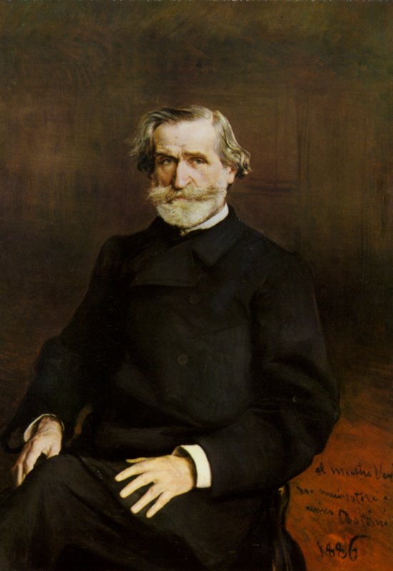 朱塞佩威尔第的肖像 作者 乔凡尼·博尔迪尼（Giovanni Boldini）