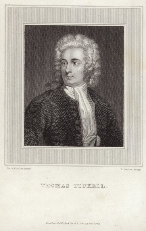 Thomas Tickell的肖像 作者 戈弗雷·克纳勒