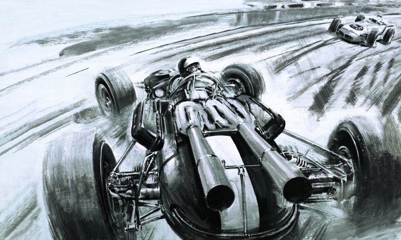在吉姆-克拉克（Jim Clark）驾驶他的莲花福特（Lotus Ford）之前，没有英国人赢得过印第安纳波利斯 500 赛事。 作者 格雷厄姆·科顿