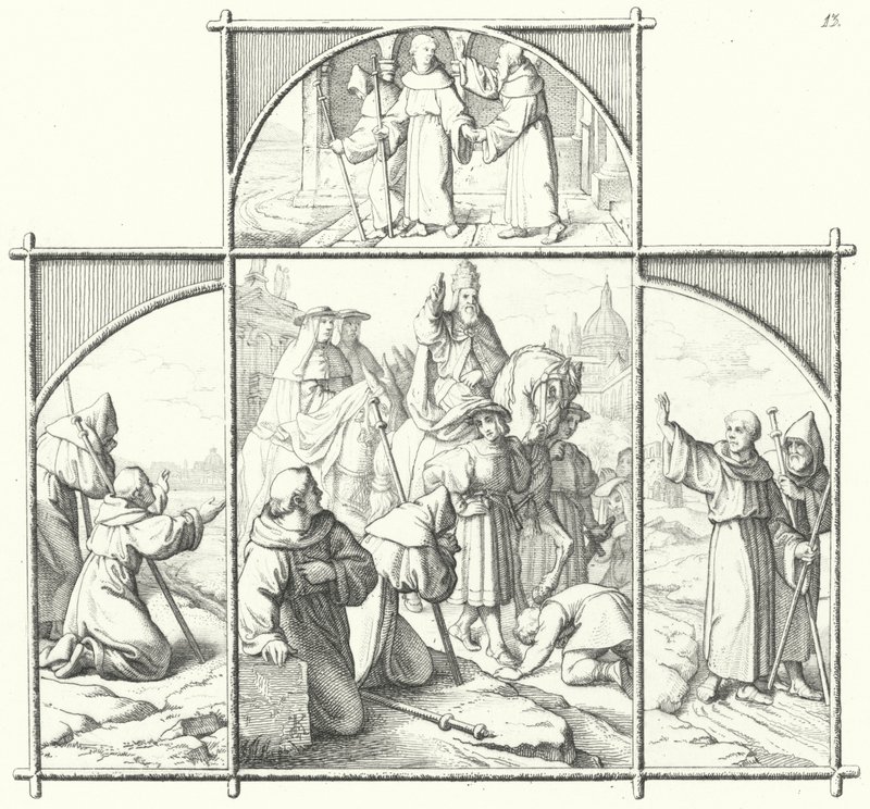 马丁路德的罗马之旅（版画） 作者 古斯塔夫·费迪南德·利奥波德·科尼格