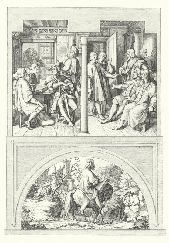 马丁·路德 (Martin Luther) 生平的场景（版画） 作者 古斯塔夫·费迪南德·利奥波德·科尼格
